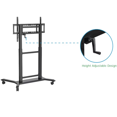 55&quot; 86&quot; Interactive Whiteboard Stand 200KGS With Standare VESA Easy Use And Install