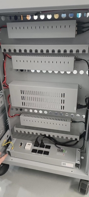 Charging Cart AC Charging DC Charging And USB Type A Type C Vault Storage IPad Charging Cabinet With Wheels