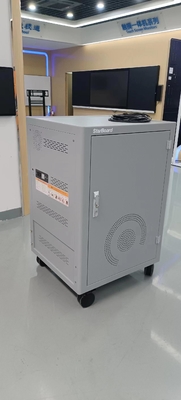 Charging Cart AC Charging DC Charging And USB Type A Type C Vault Storage IPad Charging Cabinet With Wheels Pushing Cart For Classroom