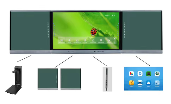 86 Inch ABA Intelligent Blackboard IR 20 Touch Points With Android Windows OS Camera Mic Inbuilt For Boardrooms Class