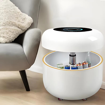 Smart Mobile Refrigerator X1 Portable Withuniversal Wheels Hydraulic Lifting Cover 130L Refrigerator Wireless Charge