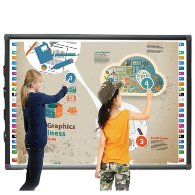 Infrared Touch Interactive Whiteboard with Free Lifetime Software Upgrades Interactive whiteboard IWB