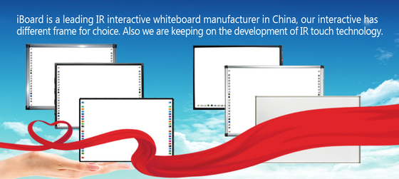 Optional Projector High Accuracy Finger And Pen Touch 10 Points IR Interactive Whiteboard for School Teaching Classroom
