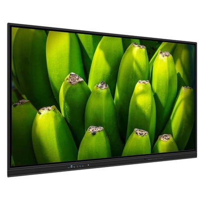 LCD Smart Board 75 86 Inch USB HDMI TYPE-C WIFI BT Speakers Inbuilt Android PC Media Player For Lecture Stage Hall
