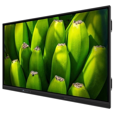 LCD Smart Board 75 86 Inch USB HDMI TYPE-C WIFI BT Speakers Inbuilt Android PC Media Player For Lecture Stage Hall