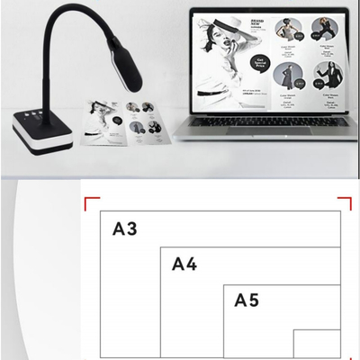 USB 2.0 Visualizer Document Camera Scanner A3 A4 A5 size