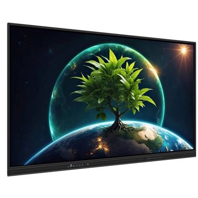 LCD Smart Board 86 Inch Android 14 With 8+128G 40 Touch Points Wifi Bt Hdmi Calibrated Software For School Officeworks