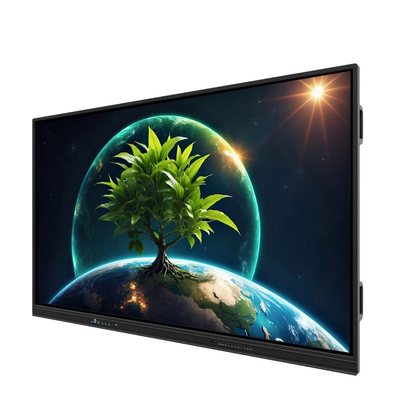 LCD Smart Board 86 Inch Android 14 With 8+128G 40 Touch Points Wifi Bt Hdmi Calibrated Software For School Officeworks