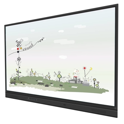 98 Inch Interactive Flat Panel Dual OS 50 Touch Points USB HDMI WIFI Hotspot BT With Camera Mic Inbuilt For Educations