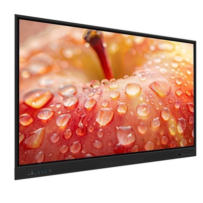 Interactive Touch Screen Monitor 98 Inch Smart TV With Android Windows OS Webcam Mic Internet For Meeting Room Teaching