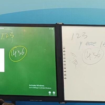 Iboard Factory Direct  75inch Lockable Recoardable Interconnected Blackboard Smart Whiteboard