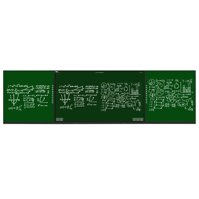 Intelligent Blackboard 86 98 Inch Large Display Android OPS Camera Mic Dual System With Teaching Software APP for University College Teaching use