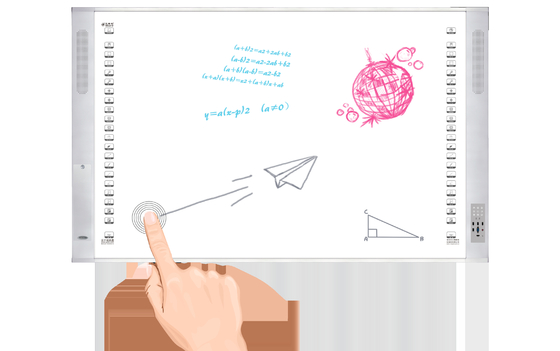Factory Direct Android Win Dual System Ceramic 96 Inch Customize All-In-One Interactive 20Touch Point IR Infrared Whiteboard For Education Teaching & Classroom Use
