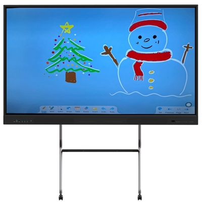 Latest 4GB+64GB LCD Smart Board 75 inch Digital White board For Education Workplace