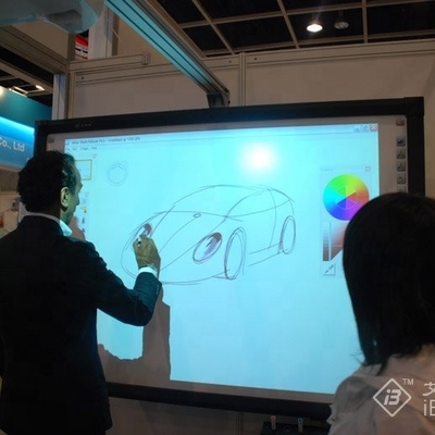 Intuitive Drawing Whiteboard Innovative Whiteboard Display With 8ms Response Resolution based on Projector