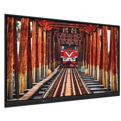 IR Interactive Whiteboardge 98 105 110 inch Large screen smart tv for media classroom meeting video room android touch wifi VGA Audio PC connected