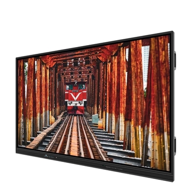 IR Interactive Whiteboardge 98 105 110 inch Large screen smart tv for media classroom meeting video room android touch wifi VGA Audio PC connected