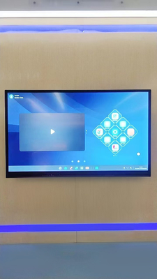 110 Inch IBoard Interactive Whiteboard Touch Screen TV Interactive Whiteboard With 48MP Camera, 4K UHD Touchscreen Display, 8ms Response Time, Android OS, Open App Ecosystem For School Conference
