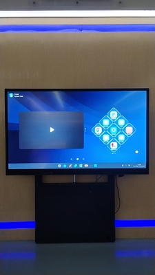 110 Inch IBoard Interactive Whiteboard Touch Screen TV Interactive Whiteboard With 48MP Camera, 4K UHD Touchscreen Display, 8ms Response Time, Android OS, Open App Ecosystem For School Conference