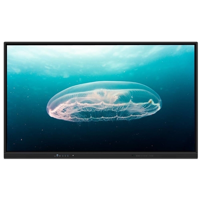 Interactive Flat Panel 98 105 110 Inch Android Wins Laptop Wireless Share RJ45 MIC In With Powerful Software For Conference Class Online E-learning