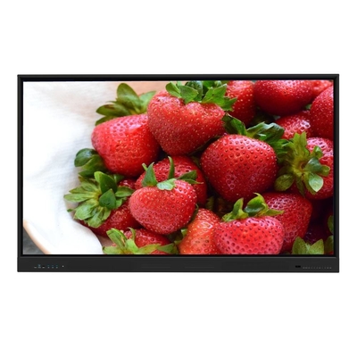 Wall Mounted 65 75 86 Inch Multo Touch Android Operation LCD Smart Board With Anti Glare Tempered Glass Anti Blue USB Type-C HDMI OUT