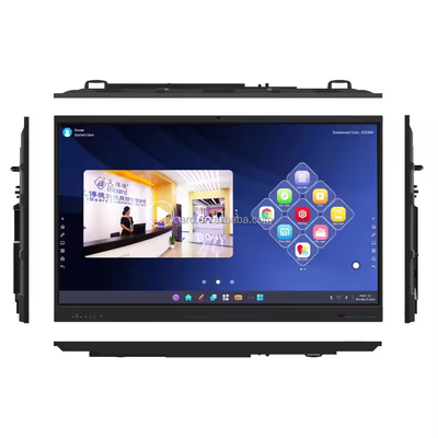 Newer Version Android System Interactive Flat Panel With High Contrast 1200:1 And Cursor Speed 100 Dot/S  20 Touch Point supported with screen share interactive whiteboard