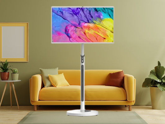 IBoard Manufacturer Hot Sale 32 Inch Household Entertainment Intelligent Touch Screen Smart Tv Display Bulit-in Camera Battery