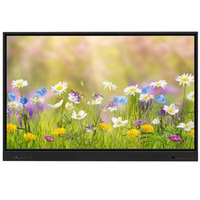 75" LED Interactive Whiteboard Multi Touch Display Android Windows Dual System