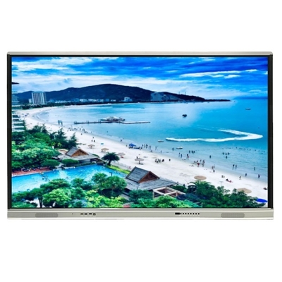 Newer Version Android System Interactive Flat Panel With High Contrast 1200:1 And Cursor Speed 100 Dot/S  20 Touch Point supported with screen share interactive whiteboard