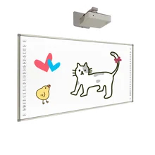 Infrared Interactive Whiteboard Interactive Board with Projection Area According to Whiteboard Size and Optional Intelligent Pentray