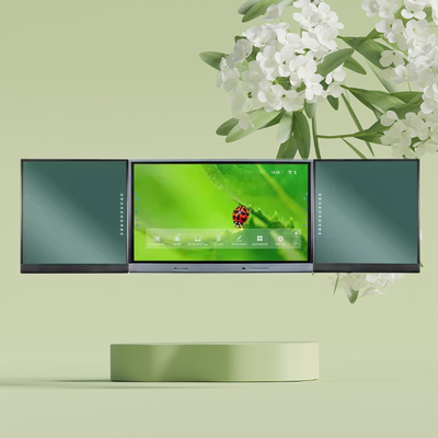 Hot Sale Factory 75inch Display In The Middle With Interconnected Blackboard Whiteboard green board For School Teaching Meeting
