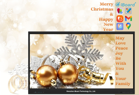 Factory Direct Android 14 Interactive Flat Panel With High Contrast 1200:1 And Cursor Speed 100 Dot/S  20 Touch Point Supported With Screen Share Interactive Whiteboard