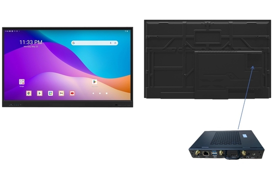 Factory Direct Support OEM IBoard OPS Computer Mini PC Built-In Android 13 EDLA For IR Interactive Whiteboard Smart Touch Screen