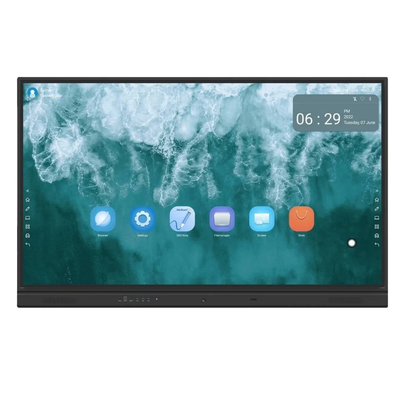 All in one display with smart whiteboards Infrared Touch Technology Galvanized Iron Steel sheet Material