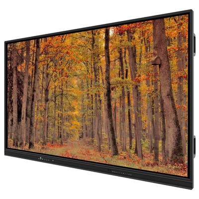 Interactive Flat Panel 75 86 Inch Speakers Android System 13 14 Multi-Touch Screen for Versatile Touch Applications meeting training with wall mounted bracket