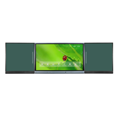 86 98 Inch 1+2 Android OPS PC Optional Ram And Rom Interactive Intelligent Blackboard For School Education Office Training with Zoom Teams Meeting apps