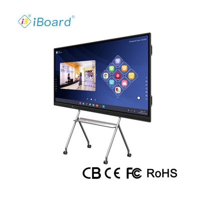 CIboard 65 Inch Smart TV Monitors Blackboard Interactive Flat Panel Touch Screen with All in One Computer of Meeting Equipment