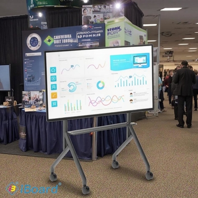 Interactive Panel for Presentation Performance in Classroom and Meeting Room White/Black Cabinet Color