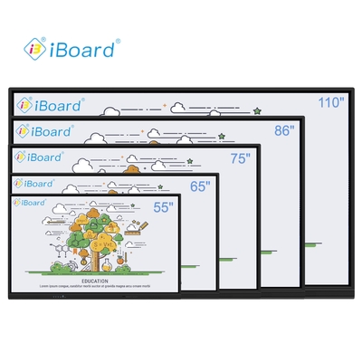 55 65 75 86 Inch 4K LCD Interactive Whiteboard Digital Panel Smart Classroom Electronic Board Digital Smart Board for Teaching