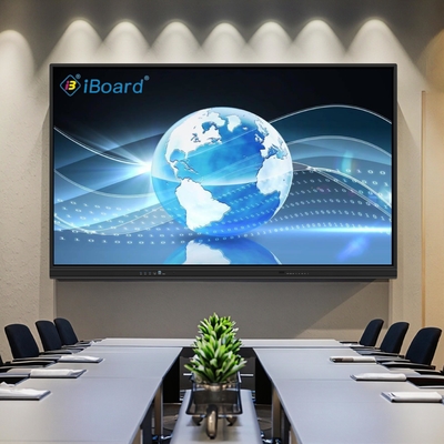 Intelligent Blackboard with 75 86 Inch Android touch panel board with camera and mic for education and training