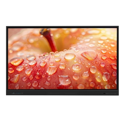 LED Interactive Whiteboard 86 98 110 Inch Android 13 14 LCD Smart Board Response 5-8 Ms meeting software compatible with camera and mic and mobile stand