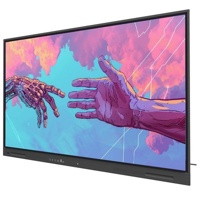 LCD Smart Board 65 75 86 Inch Android PC Computer Infrared Touch Panel Smart TV Board with software for meetings school teaching