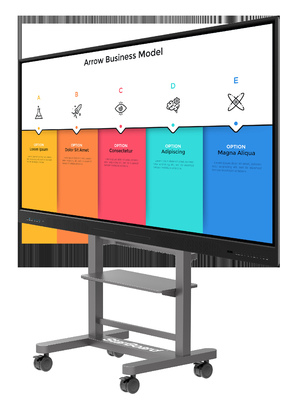 Black Color Portable Interactive Whiteboard with Manual Calibration USB Interface and OEM Color