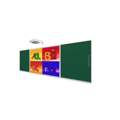 Chalk Writing Supported Smart Whiteboard with Android PC system whiteboard software 10-32 Touch Points 86 Inch Screens for class media train use