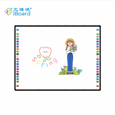 IBoard Factory Direct Smooth Glossy Plastic Surface Infrared IR  Interactive Whiteboard For Pen/Finger Writing Optional Side Bar 22 Shortcuts