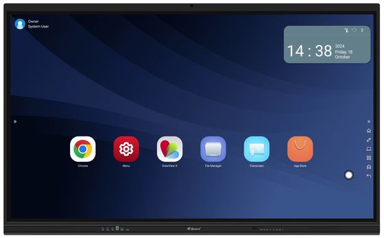 86-Inch Google EDLA Certified Interactive Smart Panel | Android 13 with Built-in Enjoy System | OPS Slot | Optional Camera & Mobile Stand