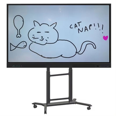 Infrared Touch Technology Interactive Touch Screen Monitor 150W Power Consumption 178° View Angle