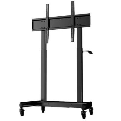 TV Floor Stand Mobile Stand Height Adjustable TV Cart Mount for Interactive Smart Touch Screen Television