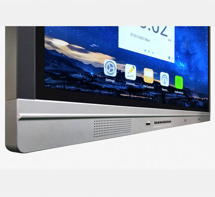 IBoard 3840X2160 Resolution Infrared Multi Touch Screen Interactive Flat Panel with Dual System Android Windows for Office and Education