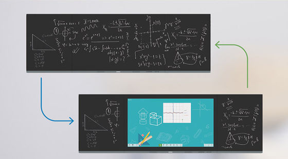 IBoard Factory Wholesale Intelligent Interconnected Recordable Shareable Blackboard Interactive Whiteboard Solution For School Collaborative Brainstorming Styles Pen Writing Whiteboard